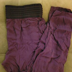 Bordeaux Le Chateau Loose Pants - Like New!